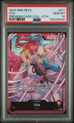 Uta P-011 - One Piece Uta Premium Card Collection - PSA 10 - Image 1