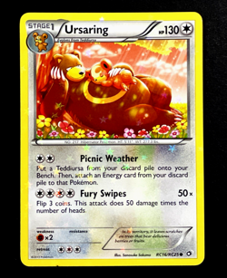 2013 Pokemon URSARING Legendary Treasures RADIANT COLLECTION Holo Card RC16/RC25 - Image 5
