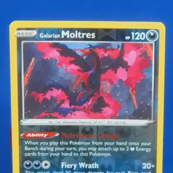 Moltres Galarian Reverse Holo 093/203 Evolving Skies Pokemon Tcg Ccg Card 2021 - Image 3