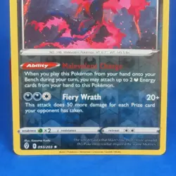 Moltres Galarian Reverse Holo 093/203 Evolving Skies Pokemon Tcg Ccg Card 2021 - Image 4