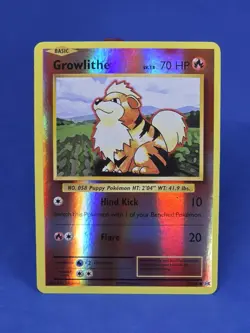Growlithe Reverse Holo 17/108 XY Evolutions Pokemon Card 2016 - Image 1