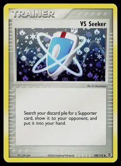 Pokemon Card - VS Seeker FireRed & LeafGreen 100/112 Uncommon Reverse Holo - Image 1