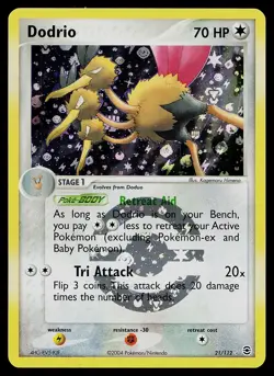 Pokemon Card - Dodrio FireRed & LeafGreen 21/112 Rare Reverse Holo - Image 1