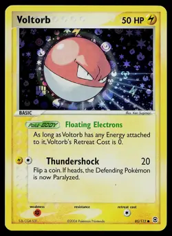 Pokemon Card - Voltorb FireRed & LeafGreen 85/112 Common Reverse Holo - Image 1