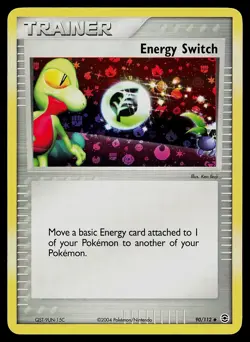 Pokemon Card - Energy Switch FireRed & LeafGreen 90/112 Reverse Holo - Image 1