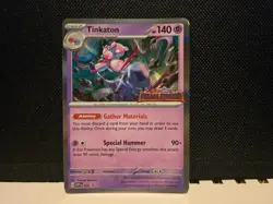 Tinkaton - 020 (Prerelease) [Staff] 020 Sv: Scarlet & Violet Promo Cards Holo - Image 1