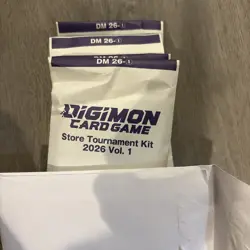 4*Digimon Card Game Store Tournament Kits 2026 Vol 1 SEALED - Image 1
