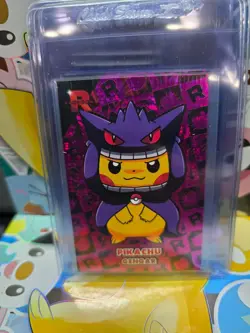 Pokemon card Pikachu Poncho Gengar - Image 1
