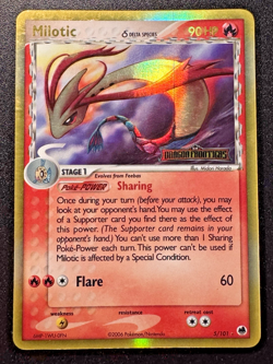 Milotic 5/101 EX Dragon Frontiers Pokemon Card Reverse Holo Foil Rare HP - Image 1