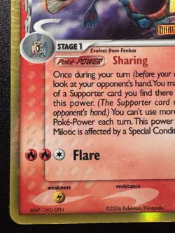 Milotic 5/101 EX Dragon Frontiers Pokemon Card Reverse Holo Foil Rare HP - Image 5