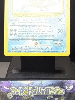 Pokemon Card Articuno 2/62 Holo Rare Fossil Set 1999 WOTC Played 2 - Image 3