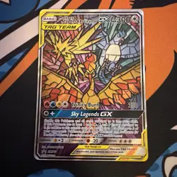 Pokemon Card Lot Of 3- Moltres Zapdos Articuno GX/Espeon Deoxys GX/Mewtwo Mew GX - Image 1