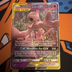 Pokemon Card Lot Of 3- Moltres Zapdos Articuno GX/Espeon Deoxys GX/Mewtwo Mew GX - Image 5