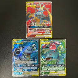 Pokemon Charizard 067/064 Blastoise 069/064 Venusaur 096/095 TAG TEAM SR Set NM - Image 1