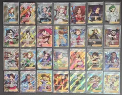 Pokemon TCG Card Lot 28 Cards Trainer / Waifu - Misty, Marnie, Cynthia and more! - Image 1