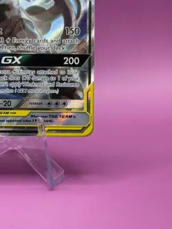 Pokemon Pikachu & Zekrom GX SM168 Tag Team Promo Card Full Art Card -LP - Image 5