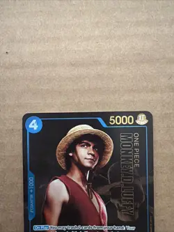 One piece Monkey D.Luffy P-055 Live Action Premium English Card Foil - Image 2