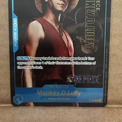 One piece Monkey D.Luffy P-055 Live Action Premium English Card Foil - Image 3