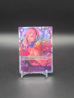 English PRB Vinsmoke Reiju OP06-069 One Piece Card Game TCG Super Rare SR NM - Image 1