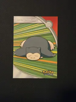 Snorlax HV14 Topps Series 3 2000 Pokemon Card Vintage Very Rare - NM - Image 1