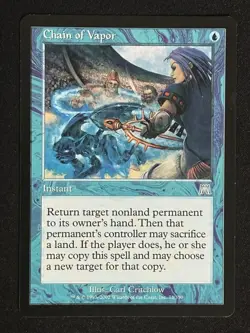 1x MTG Chain of Vapor - Onslaught (ONS) #73 - Magic the Gathering - Image 1