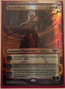 Magic The Gathering jaya ballard foil Borderless Ravnica mythic edition mtg - Image 1