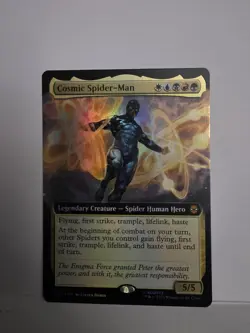 Cosmic Spider-Man (Extended Art) #0271 MTG Marvel's Spider-Man English Foil - NM - Image 1