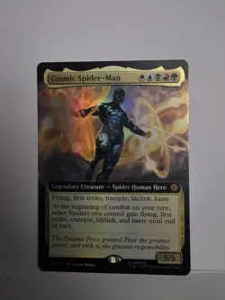 Cosmic Spider-Man (Extended Art) #0271 MTG Marvel's Spider-Man English Foil - NM - Image 4