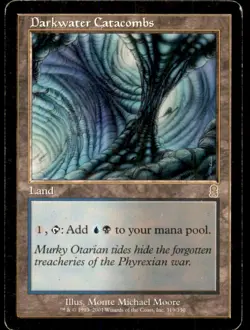 Darkwater Catacombs LP Light Play Odyssey MTG [7040] - Image 1
