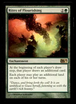 Rites of Flourishing LP Light Play Magic 2012 MTG [7061] - Image 1
