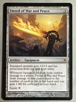 MTG / Sword of War and Peace / NPH / #161 / Regular / Mythic / NM - Image 1