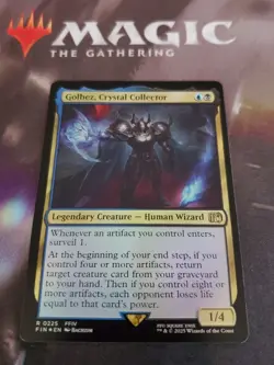 Mtg. Golbez, Crystal Collector. Foil. Final Fantasy. Pack Fresh - Image 1