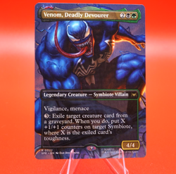 Venom, Deadly Devourer | #22 | Rare | Borderless Regular | MTG SPE | Eternal - Image 1