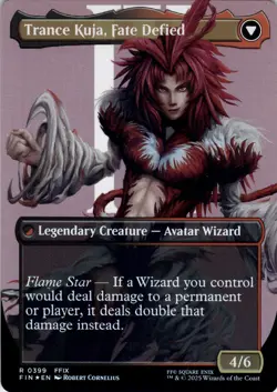 Kuja, Genome Sorcerer FOIL BORDERLESS Final Fantasy Magic MTG NM - Image 2