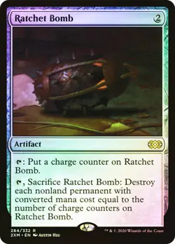 Magic The Gathering MTG RATCHET BOMB FOIL Double Masters NM Near Mint - Image 1