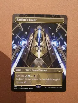 MTG Raffine's Tower (Borderless) x1 NM from Streets of New Capenna - Image 1