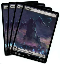 x4 Swamp (Full Art) 0300 - Final Fantasy MTG - NM/M - Image 1