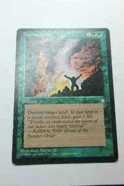 MTG Thermokarst x1- -Ice Age-Mod/Hvy Play - Image 1