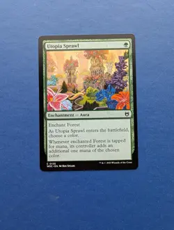 MTG Utopia Sprawl: Wilds of Eldarine Commander #135 - NM-MT+ - Image 1