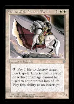 Order of the Sacred Torch LP Light Play Ice Age MTG [6790] - Image 1