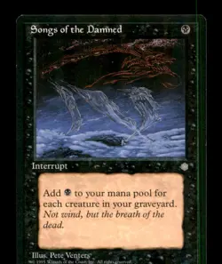 MTG Songs of the Damned LP Light Play Ice Age [5091] - Image 1
