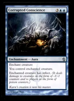 Corrupted Conscience LP Light Play Mirrodin Besieged MTG [7693] - Image 1