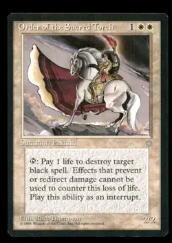 Order of the Sacred Torch LP Light Play Ice Age MTG [6789] - Image 1