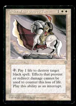 Order of the Sacred Torch LP Light Play Ice Age MTG [6793] - Image 1