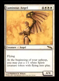MTG Luminous Angel LP Light Play Mirrodin [4704] - Image 1