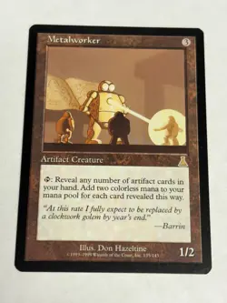 Metalworker Urza’s Destiny 1999 Near Mint Mtg Magic The Gathering Don Hazeltine - Image 1