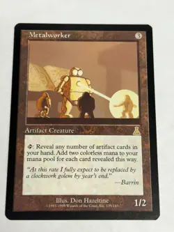 Metalworker Urza’s Destiny 1999 Near Mint Mtg Magic The Gathering Don Hazeltine - Image 2