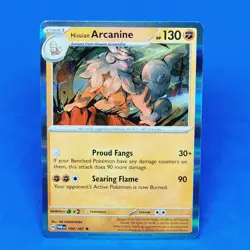 Arcanine Holo Rare 100/167 Twilight Masquerade Hisuian Pokemon 2024 Tcg Ccg - Image 1