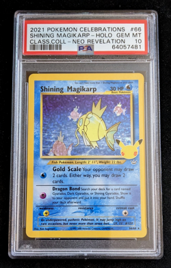 2021 Pokemon Celebrations Shining Magikarp Gem Mint PSA 10 (2X) - Image 4