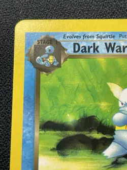 Pokemon Dark Wartortle 46/82 Team Rocket Uncommon LP - Image 2